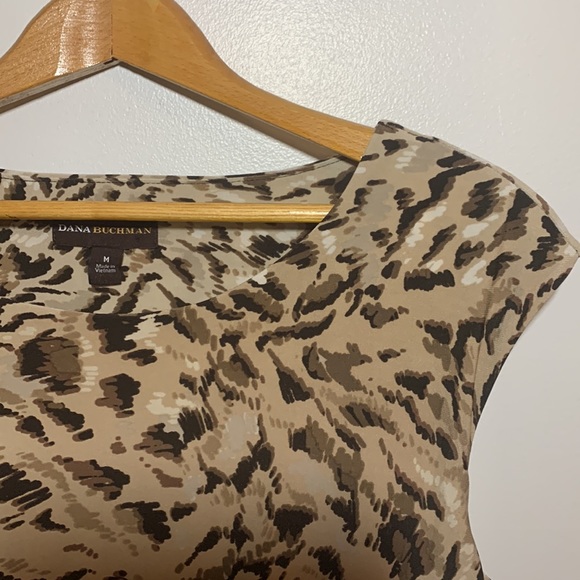 Dana Bachman gorgeous fit multi color shift dress - Picture 2 of 6